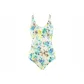 White with Blue Floral