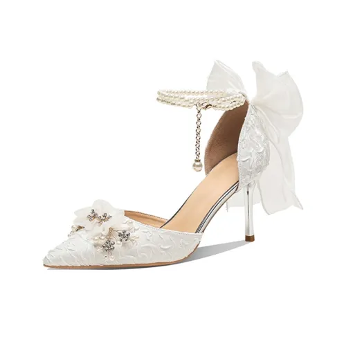 WOXXXN High Heels Women's White
