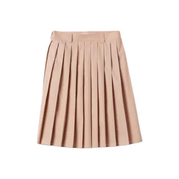 MIU MIU Casual Long Skirt Women's Cameo Brown