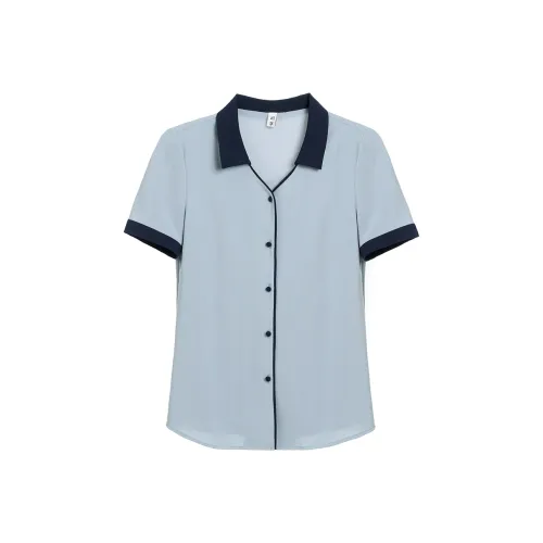 Mambe Shirts Women's Blue