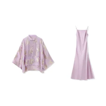 CHARM PICK Skirt Set Women's Purple