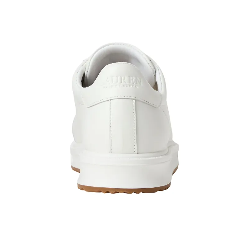 LAUREN RALPH LAUREN Ainsley Low Top Skateboard Shoes Women's White-3