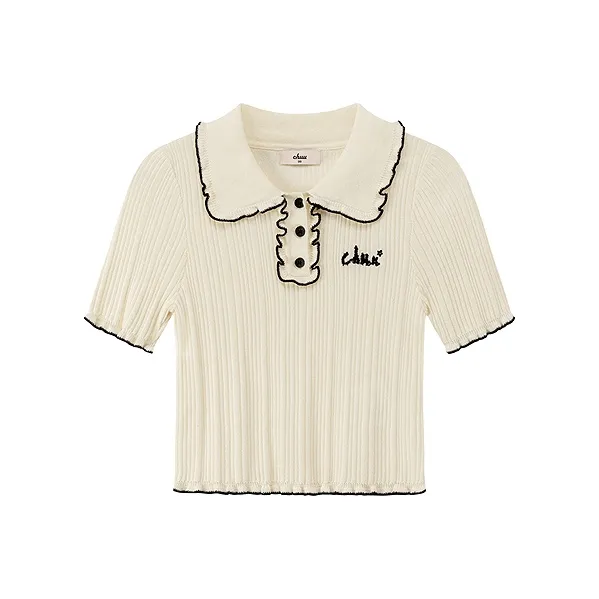 CHUU Knitwear Women's White Apricot-0