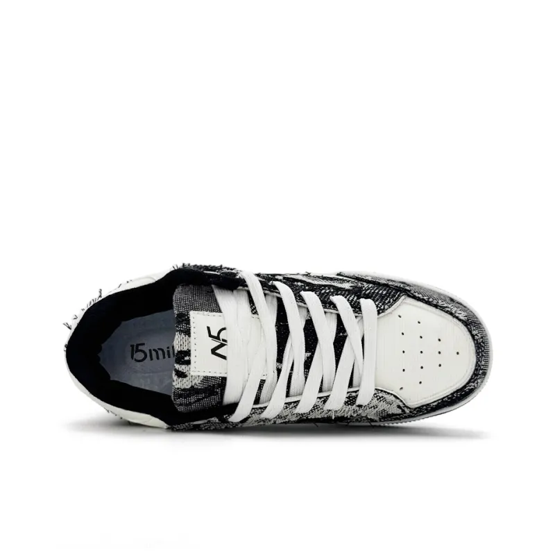 15 MINS Slip Resistant Cushioning Low Top Skateboard Shoes Unisex-9