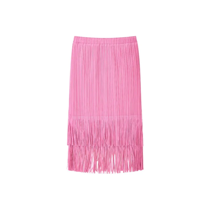 Yu Qianwen Casual Long Skirts Women's-2