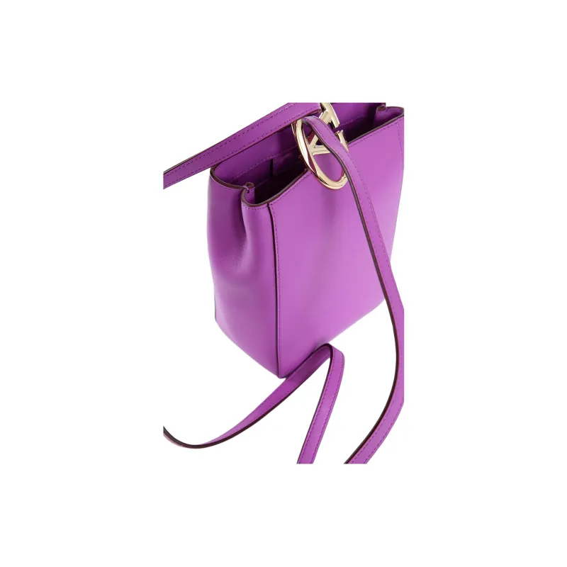 Valentino Sheepskin Shoulder Bag Mini Women's Purple-3