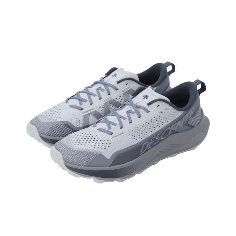 DESCENTE Cushioning, Wear Resistant Low Top Running Shoes Unisex Light Gray-1