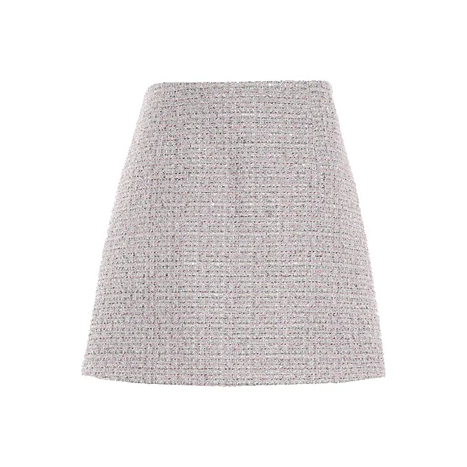 BESIONIA FW24 Casual Short Skirts Women's Pink Purple-0