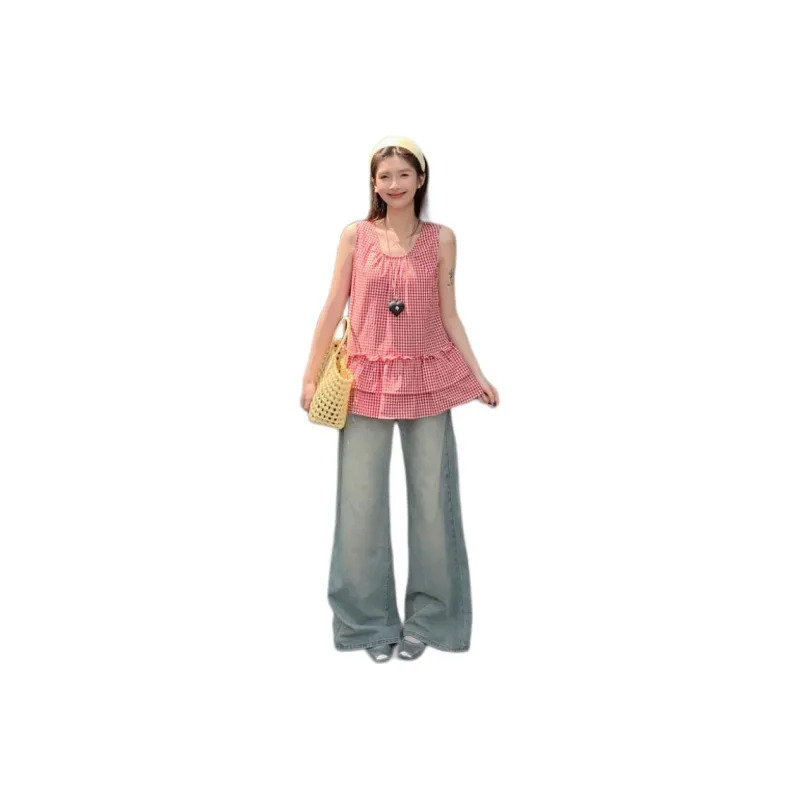 Mu Xiao Xin T Shirts Women's Red-0