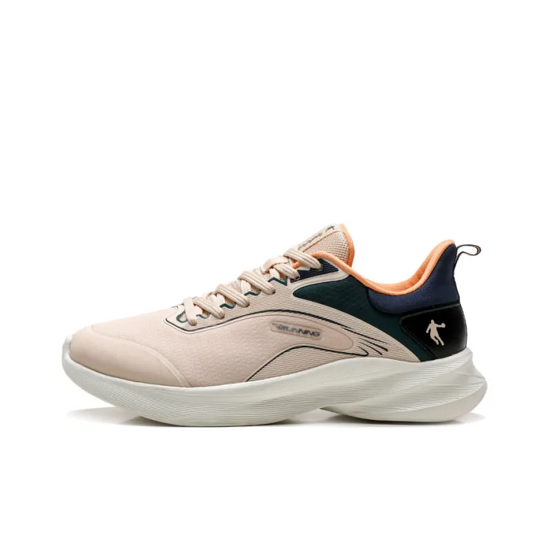 QIAODAN Cushioning, Wear Resistant Low Top Casual Running Shoes Men's Umber Green-0