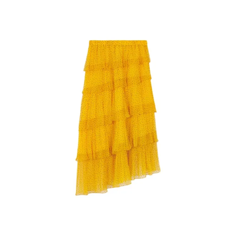 Sandro Casual Long Skirt Women's Ochre-0