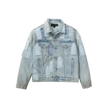 Who Decides War Patched Arch Denim Jacket