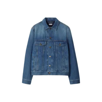 Burberry SS25 Denim Jacket Men's Medium Blue