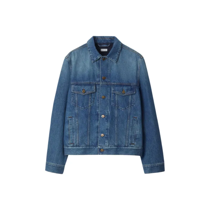 Burberry SS25 Denim Jacket Men's Medium Blue-0
