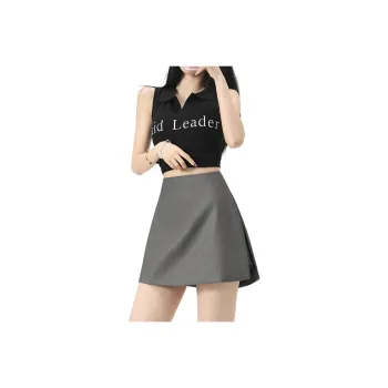 SITOL Casual Short Skirts Women's Gray