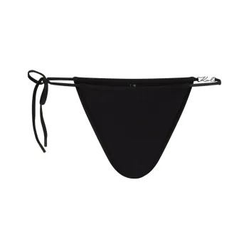KARL LAGERFELD / Karl Lagerfeld Jeans Signature String Bikini Bottoms