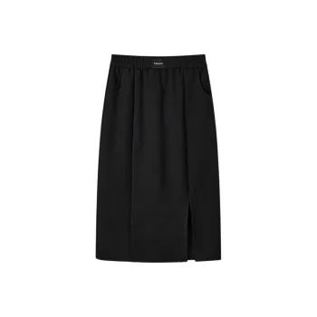 EICHITOO Casual Long Skirts Women's Black
