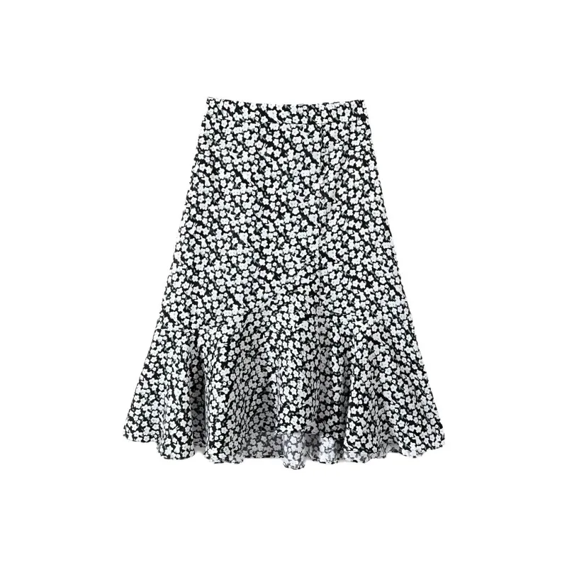 EICHITOO Casual Long Skirts Women's Light Green Pattern-0