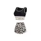 Ink Black Tank Top (with Pads)+Wild Party Boxer Shorts