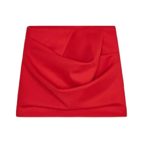 ZARA Casual Short Skirts Women's Red