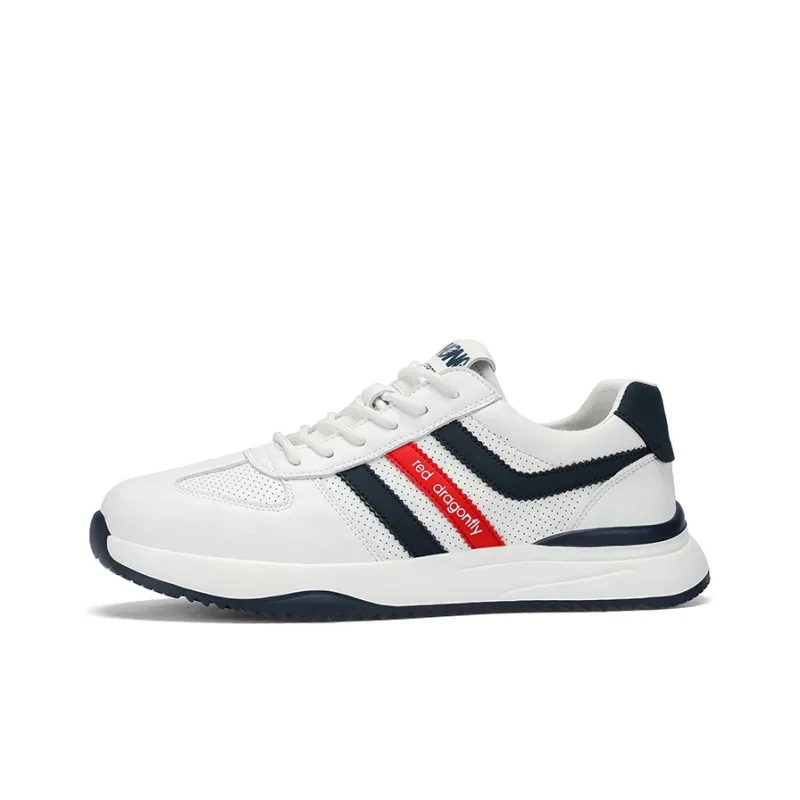 RED DRAGONFLY Men's Casual Shoes Men's Comfortable Low Top Round Tip-7
