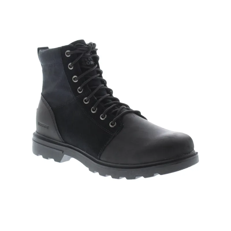SOREL Carson Six WP Ankle Boots Men's Black-2