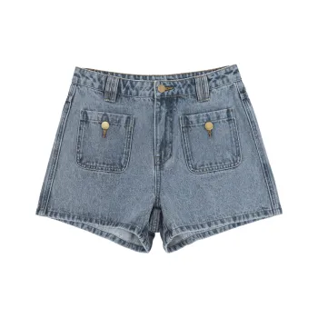 NERDY SS24 Denim Shorts Women's Sky Blue