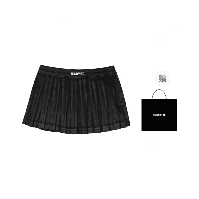 SMFK Casual Short Skirts Women's Wilderness Black-0