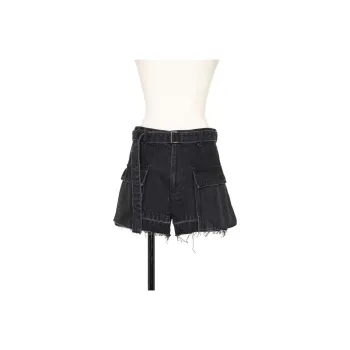 Sacai Denim Cargo Shorts