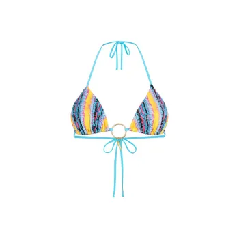 Roberto Cavalli Logo charm Bikini Top