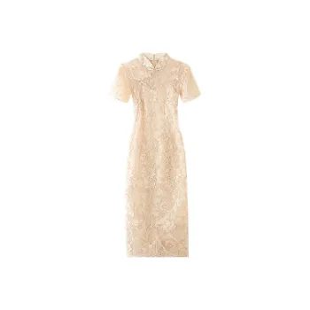 JINYE ORIENTAL Cheongsams Women's Champagne