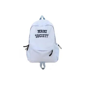 AIBAG Nylon Backpack Unisex Ecru/Black/Burgundy/Light Blue