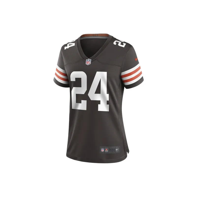 Nike NFL Cleveland Browns Nick Chubb Soccer Jerseys Women's Brown-0