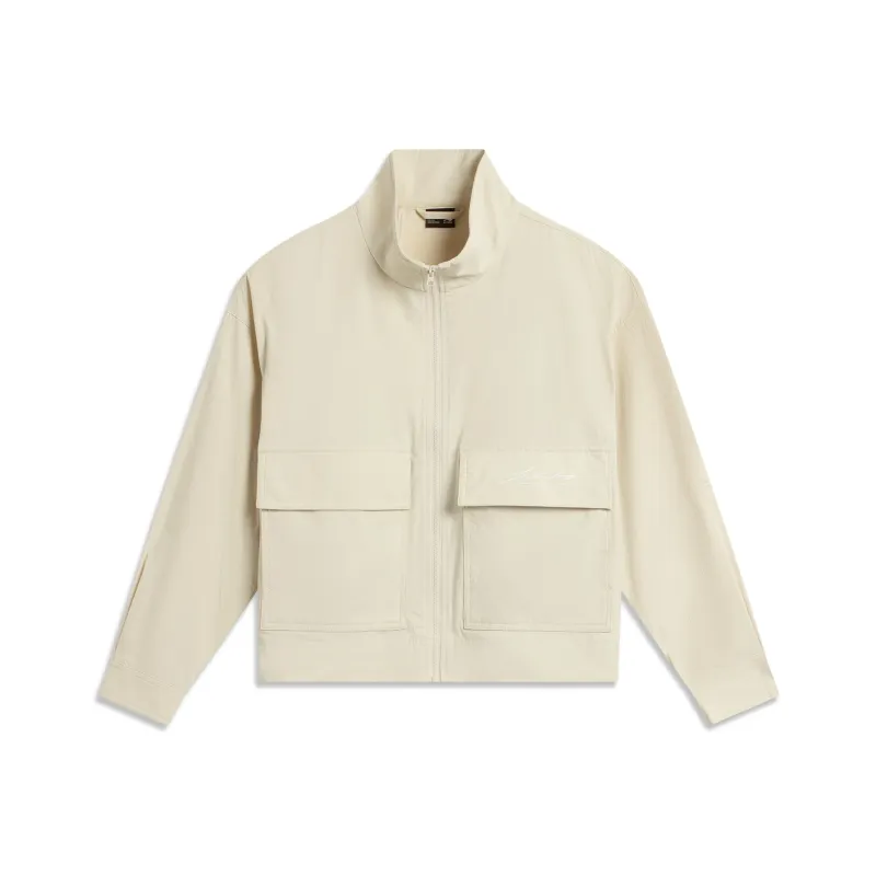 LiNing Sports Trend Series Trench Coat Women's Dune Khaki-0