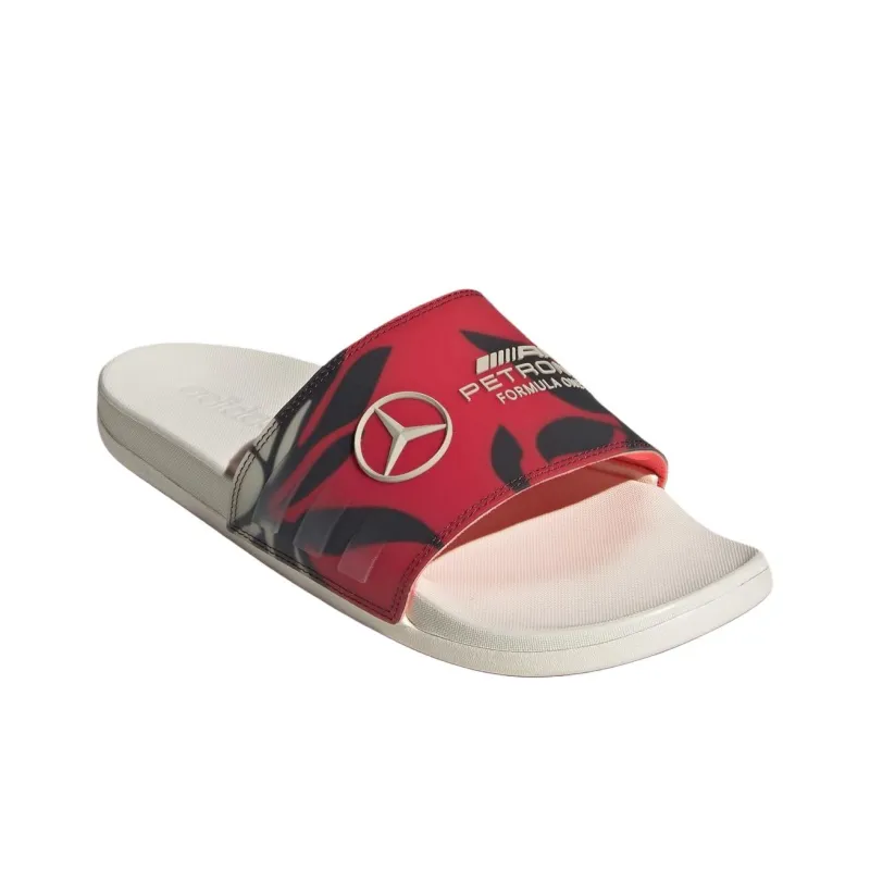 Adidas Adilette Comfort Slides Mercedes AMG Petronas Formula One Team Turbo Aurora Ruby-2