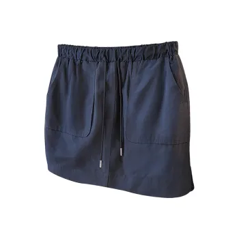 Cypress House Casual Short Skirts Women's Navy Blue