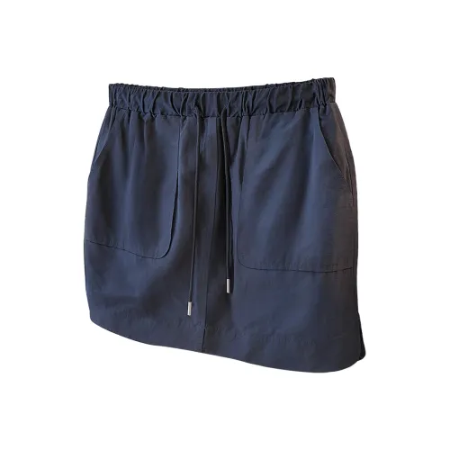 Cypress House Casual Short Skirts Women's Navy Blue