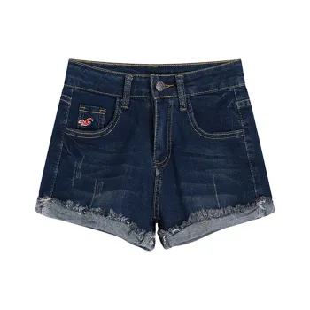 Garbege Denim Shorts Women's Blue