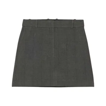 ARITZIA Babaton Chisel Skirt Casual Short Skirts Women's Thomas H Charcoal/Charcoal