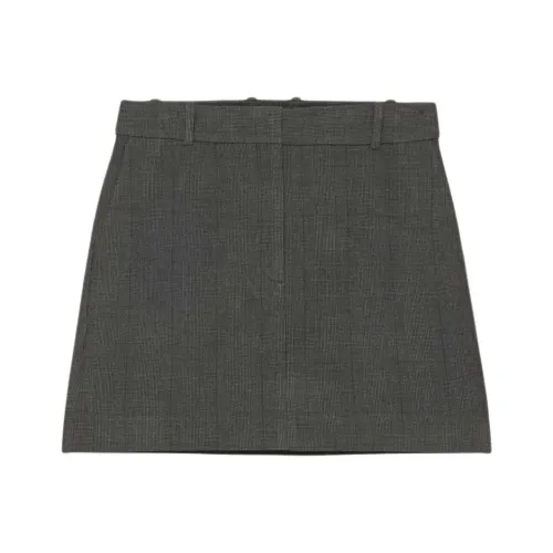 ARITZIA Babaton Chisel Skirt Casual Short Skirts Women's Thomas H Charcoal/Charcoal