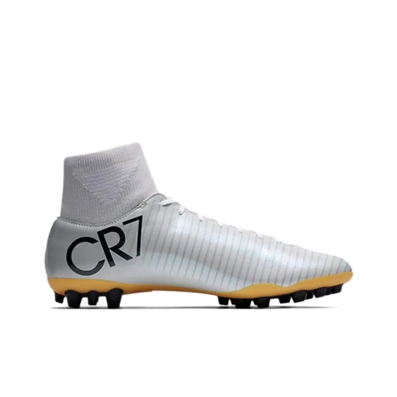 C LUO x Nike MERCURIAL VCTRY VI AG Artificial Ground Anti Slip Wear Resistant Soccer Shoes Men's White-1