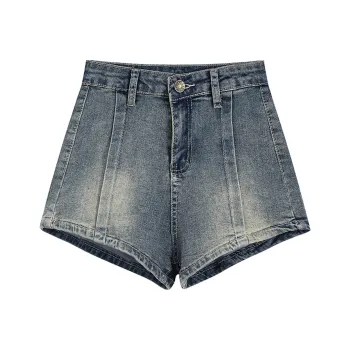Garbege Denim Hot Pants Women's