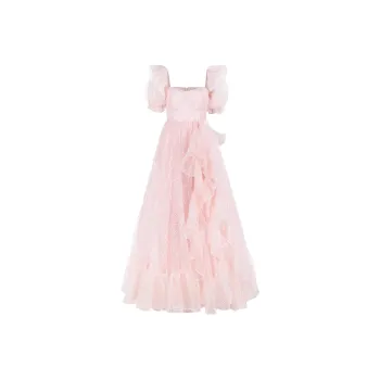 Selkie Collection FW23 Evening Dress Women's Soft Pink