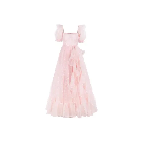 Selkie Collection FW23 Evening Dress Women's Soft Pink