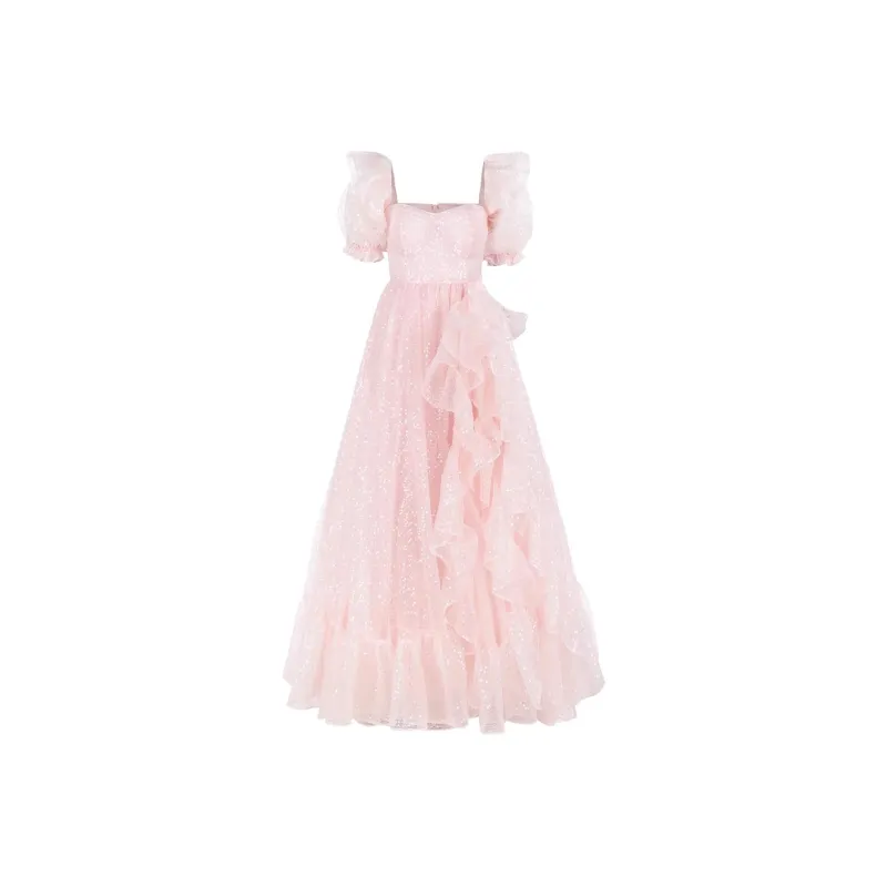 Selkie Collection FW23 Evening Dress Women's Soft Pink-0
