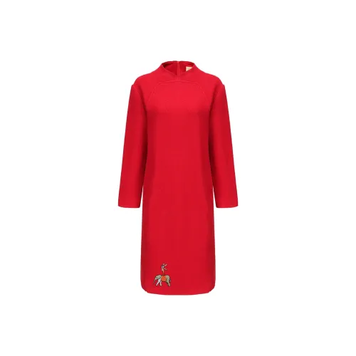Single Cheongsams Women's Red