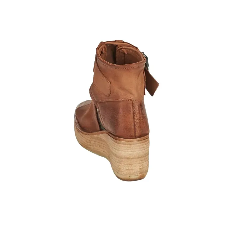 AirStep NOA BUCKLE Roman Sandals Women's Brown-4