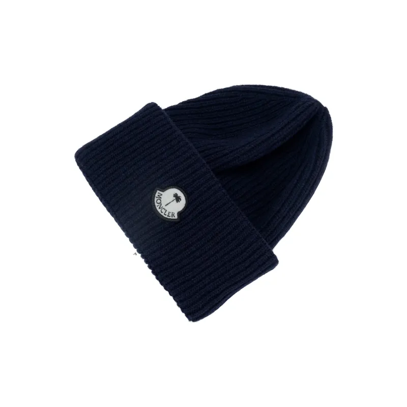 Moncler Beanies Men Dark Blue-2