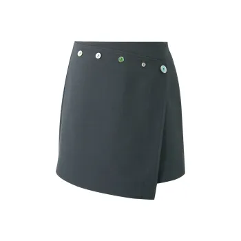 3COLOUR Casual Short Skirts Women's Stone Gray