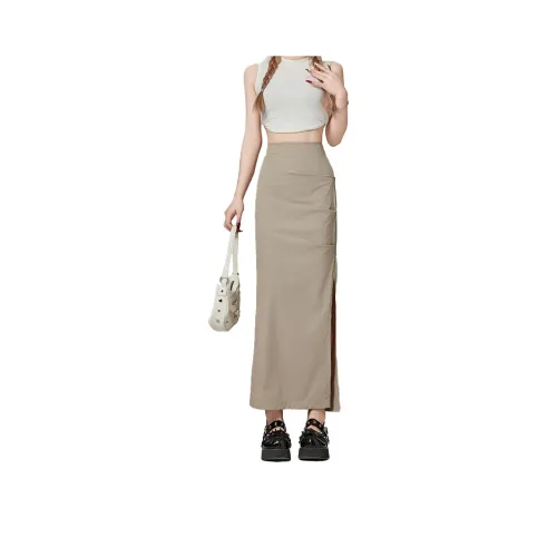 Enhanced Casual Long Skirts Women's